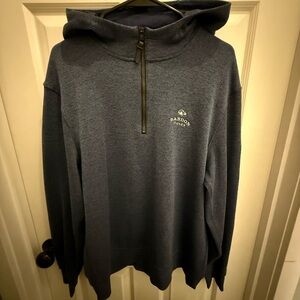 Nike Men's Dark Blue Zip-Up Sweater